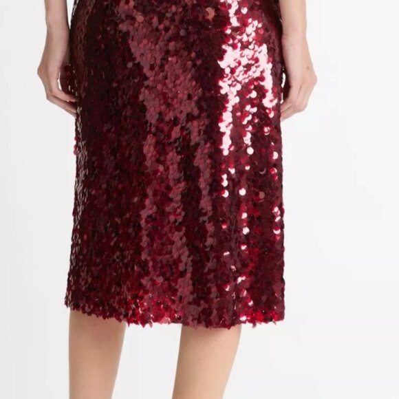 Vince Sequin Ruby Skirt - Picture 2 of 3
